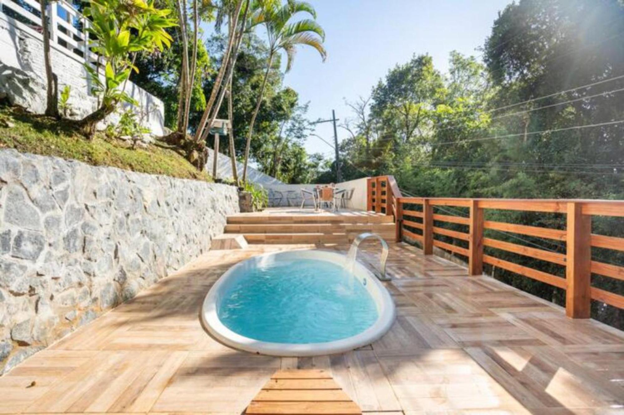 Gray House - Com Piscina Pertinho Do Mar! Villa Palhoça Exterior foto